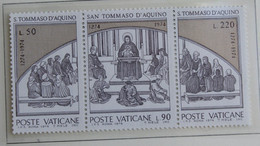 Thomas Van Aquino 1974 Mi 640-642 Yv 576-578 POSTFRIS MNH ** VATICANO VATICAN VATICAAN - Neufs