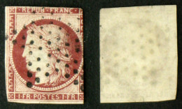 N° 6 1F CERES Carmin Oblit Déf. Cote 1000€ - 1849-1850 Ceres