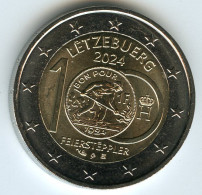 Luxembourg 2 Euro 2024 100 Ans Du 1 Franc 1924 Feierstëppler Bon Pour UNC - Luxemburgo