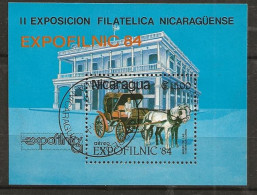 Timbre Nicaragua Bloc Feuillet 1984 - Nicaragua