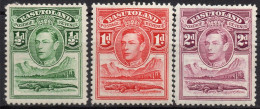 BASUTOLAND/1938/MH/SC#18-19,21/ KING GEORGE VI / KGVI / COCODRILE / PARTIAL SET - 1933-1964 Crown Colony