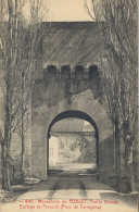 ESPLUGA DE FRANCOLÍ , MONASTERIO DE POBLET , PUERTA DORADA  ,  ED. ÁNGEL TOLDRÁ Nº 449  , T.P.  CIRCULADA - Tarragona