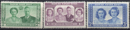 BECHUANALAND PROTECTORATE/1947/MNH/SC#144-6/KING GEORGE VI/ KGVI /ROYAL FAMILY VISIT ISSUED / PARTIAL SET - 1885-1964 Protectorat Du Bechuanaland