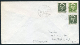 1962 Greenland SLETTEN Julianehab Cover  - Storia Postale