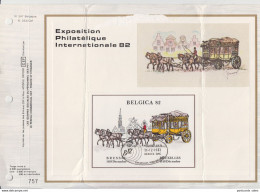 Belgium Belgie - Exposition Philatelique Internationale 1982 Philatelic International Exhibition  Bruxelles Brussel - Nuevos