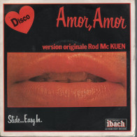 Disque 45 Tours Rod Mc Kuen Slide Easy In Amor Amor - Rock