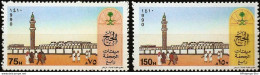 Saudi Arabia 1990 Pelgrimage 2 Values MNH SA-90-06 Juhfa Mosque - Islam