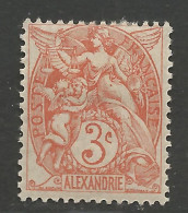 ALEXANDRIE N° 21 NEUF*  CHARNIERE  / Hinge / MH - Unused Stamps