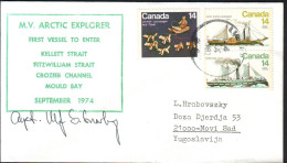 CANADA - M.V. ARCTIC EXPLORER - 1974 - Scientific Stations & Arctic Drifting Stations