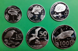 Cocos (Keeling) Islands 1-100 Rupees 2023, Set 6, Fauna-fish, Bird, Unc Prf - Other & Unclassified