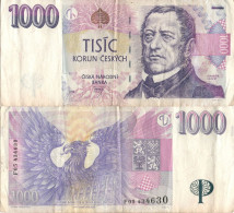 Czech Republic / 1.000 Korun / 1996 / P-15(b) / VF - Tchécoslovaquie