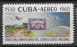 Cuba Airmail 1960 Mnh ** 4.5 Euros - Luchtpost