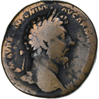 Marc Aurèle, Sesterce, 163-164, Rome, Bronze, TB, RIC:861 - Die Antoninische Dynastie (96 / 192)