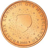 Pays-Bas, Beatrix, Euro Cent, 2003, Utrecht, BU, SPL+, Cuivre Plaqué Acier - Nederland