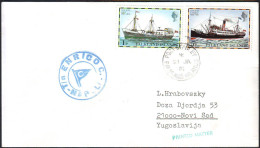 FALKLAND ISL. -  T/n  ENRICO C.  - TERRA Del FUOCO & MALVINE - 1981 - Bases Antarctiques