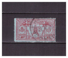 NOUVELLES  HEBRIDES    . N ° 88  .   10 P  -  1 F       OBLITERE   .  SUPERBE . - Used Stamps