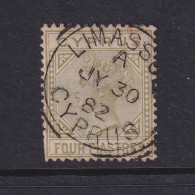 Cyprus, Scott 14 (SG 14), Used, Few Clipped Perfs - Chipre (...-1960)