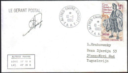 FRANC ANTARCTIC - TAAF - ALFRED FAURE CROZET - 1980 - Bases Antarctiques