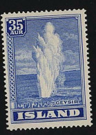 1938 Geyser  Michel IS 195 Stamp Number IS 205 Yvert Et Tellier IS 178 Stanley Gibbons IS 226 X MH - Nuovi