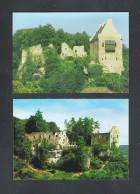 LUXEMBOURG -  LAROCHETTE - LE CHATEAU FEODAL - 2 CPA  (L 187) - Larochette