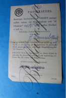 S.T.F. Passersedel Innehavaren SKEPPSHOLMEN Och  " Af Chapman" 18/05/1965 Stockholm Sweden Ticket - Historische Dokumente