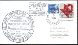 USA - U.S. NAVAL SUPORT ANT. - TERMINAL OPERATIONS - 1980 - Bases Antarctiques