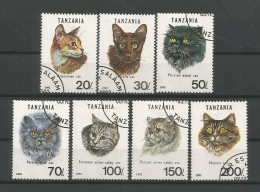 Tanzania 1994 Cats  Y.T. 1349/1355 (0) - Tanzanie (1964-...)