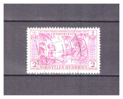 NOUVELLES  HEBRIDES    . N °  184  .   2 F LILAS.   OBLITERE    .  SUPERBE . - Used Stamps
