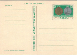 Ganzsache Ungebraucht Goldmünze (?) Auf Briefmarke - 1766 1966 - Minerals