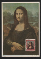 Maximumkarte "Mona Lisa" Mit MiNr. 148 Gestempelt SSt (13b) BAD REICHENHALL 12.8.52-11 - 1948-1960