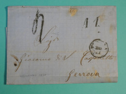 DJ 7 AUTRICHE    BELLE  LETTRE   1864   A GENOVA  ITALIA   + + AFFRANCH. INTERESSANT - ...-1850 Prephilately