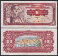 Jugoslawien - Yugoslavia 100 Dinara 1955 Pick 69 VF (3)  (26361 - Jugoslawien