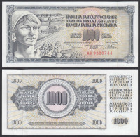 JUGOSLAWIEN - YUGOSLAVIA  1000 Dinara 1978 Pick 92c UNC (1)   (26396 - Jugoslawien