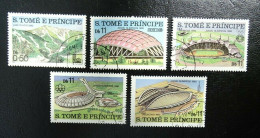 Sao Tome Und Principe Mi 632-636 , Sport , Gestempelt - Sao Tome Et Principe