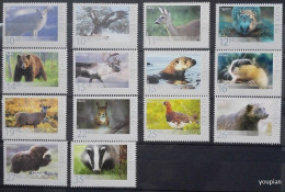 Norway 2006-2014, Animals Of Norway, MNH Stamps Set - Unused Stamps