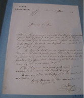 ALEX. DE GEIGER Autographe Signé 1865 FAÏENCES SARREGUEMINES DEPUTE A BASSANO - Politisch Und Militärisch