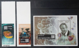 Norway 2021, Science And Research - Centenary Of John Ugelstad, MNH S/S And Stamps Set - Unused Stamps