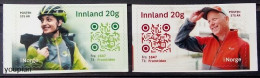 Norway 2022, Norwegian Post Office - Postman And Postwoman, MNH Unusual Stamps Set - Ungebraucht