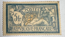 FRANCE 1900: Type Merson 5fr Bleu Et Chamois    (Y&T 123) Neuf ** - Cote 360  Euros - ....-1939