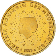 Pays-Bas, Beatrix, 50 Euro Cent, 2003, Utrecht, BU, SPL+, Or Nordique, KM:239 - Paesi Bassi