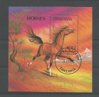 Tanzania 1994 Horses S/S Y.T. BF 220 (0) - Tanzanie (1964-...)