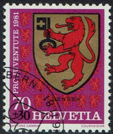 Schweiz 1981, MiNr 1212, Gestempelt - Usati