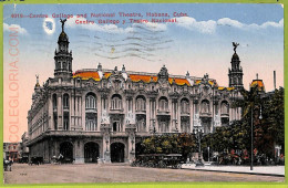 Aa5959 - CUBA- Vintage Postcard - Centro Gallego And National Theatre - 1916 - Cuba