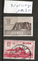 Timbre Norvege Oblitérés Année 1930 - Used Stamps