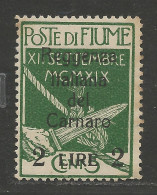 ITALIE FUIME N° 130 NEUF**  SANS CHARNIERE / Hingeless / MNH - Fiume & Kupa