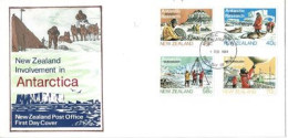 Meteorology, Geology,Glaciology,Biology. New-Zealand Involvement In Antarctica.  Letter FDC NEW-ZEALAND ANTARCTIC - Brieven En Documenten