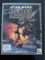 STAR WARS REBEL ASSAULT 2 II (1995) GIOCO PC WINDOWS TESTI IN ITALIANO 2 DVD - PC-games