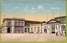 Aa5945 - CUBA- Vintage Postcard - Matanzas - Theatre&Firemen's House - Cuba