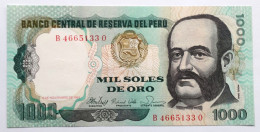 PERU' - 1.000 SOLES DE ORO  - P 122  (1981) - UNC - BANKNOTES - PAPER MONEY - CARTAMONETA - - Pérou
