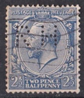 Grande Bretagne - 1911 - 1935 -  George  V  -  Y&T N °  143  Perforé  R  H - Perforadas